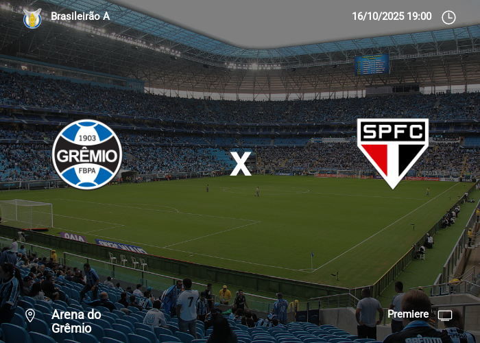 Grêmio x São Paulo: Informações da partida | 16-10-2025