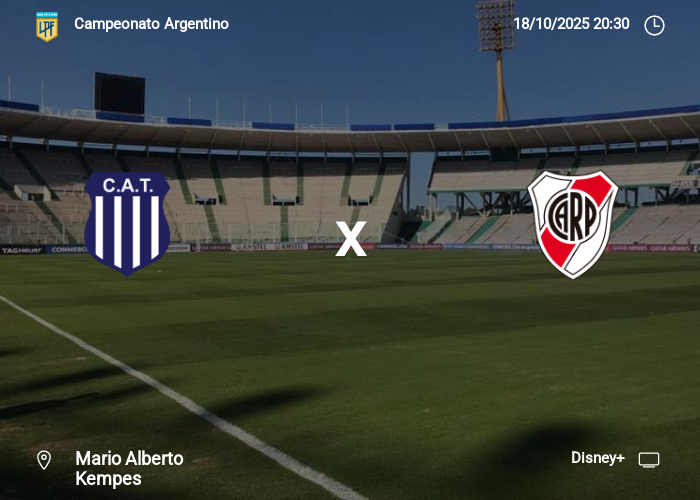 Talleres Córdoba vs River Plate: Información del juego | 18-10-2025