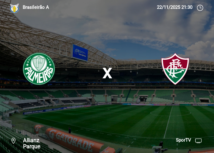 Palmeiras x Fluminense: Informações da partida | 22-11-2025